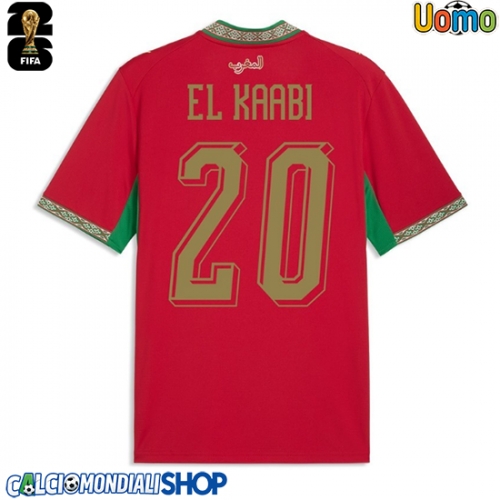 Maglie da calcio Marocco Ayoub El Kaabi #20 Prima Maglia Mondiali 2026  Manica Corta